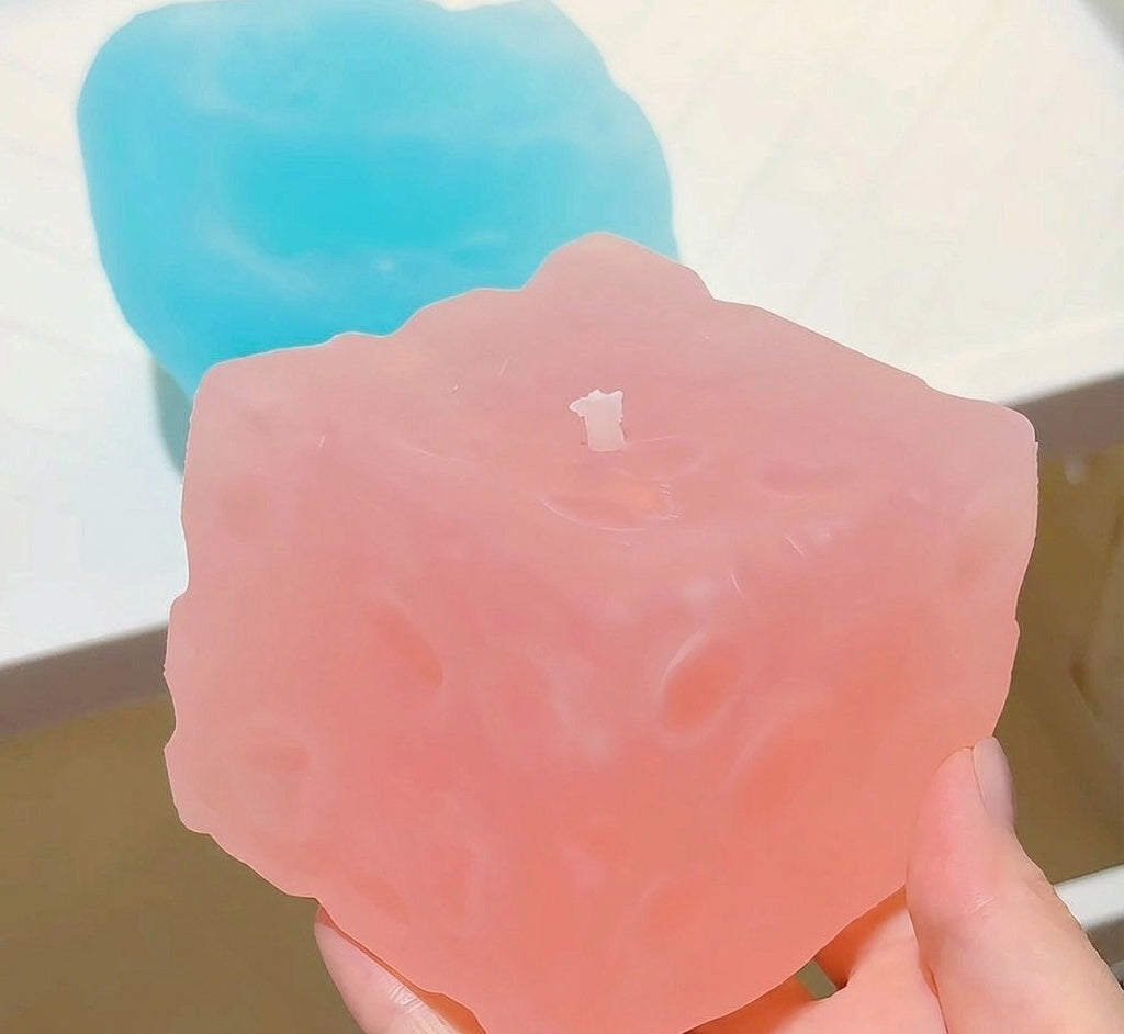 Ice-Skin Big Cheese Squishy Ball | Handmade | Vaseline Core | 7cm