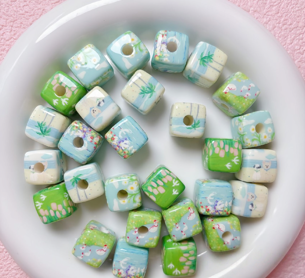 Mixed Patterns Beads (20 pcs)